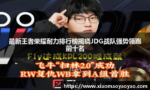 最新王者荣耀耐力排行榜揭晓JDG战队强势领跑前十名