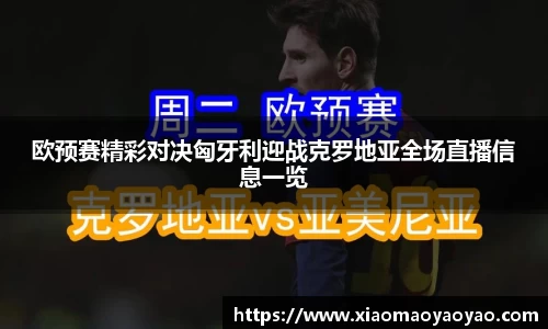 欧预赛精彩对决匈牙利迎战克罗地亚全场直播信息一览